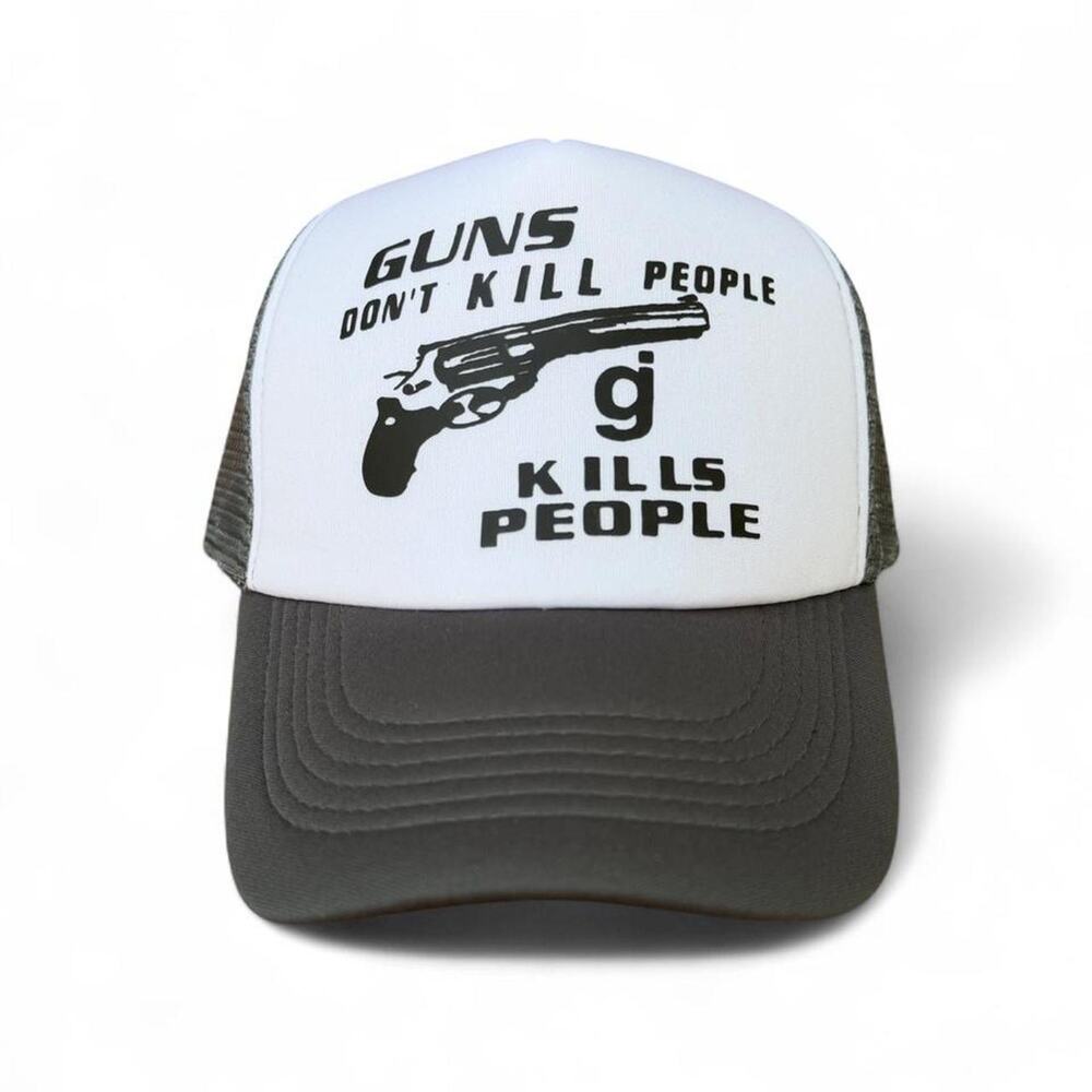Glassjaw kills people reprint on trucker hat skate emo hardcore band tee myspace